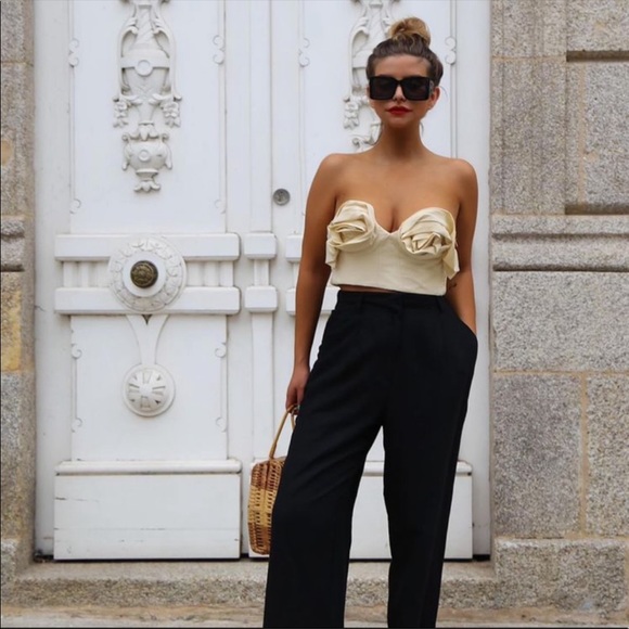 Zara blogger favorite floral crop top - Picture 7 of 11